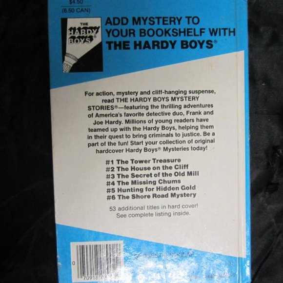 1959 THE HARDY BOYS, HC, #2 IN SERIES, THE HOUSE ON THE CLIFF BY FRANKLIN W DIXO - Picture 3 of 5